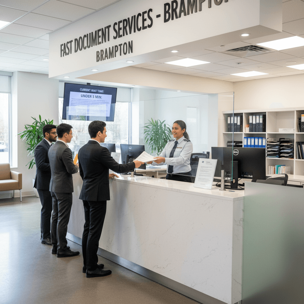 Fast document dropoff