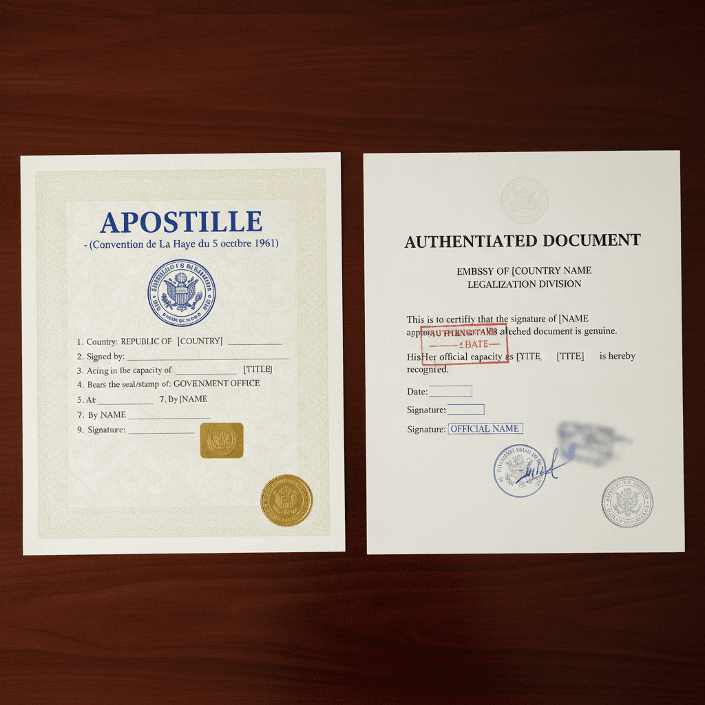 Apostille certificate