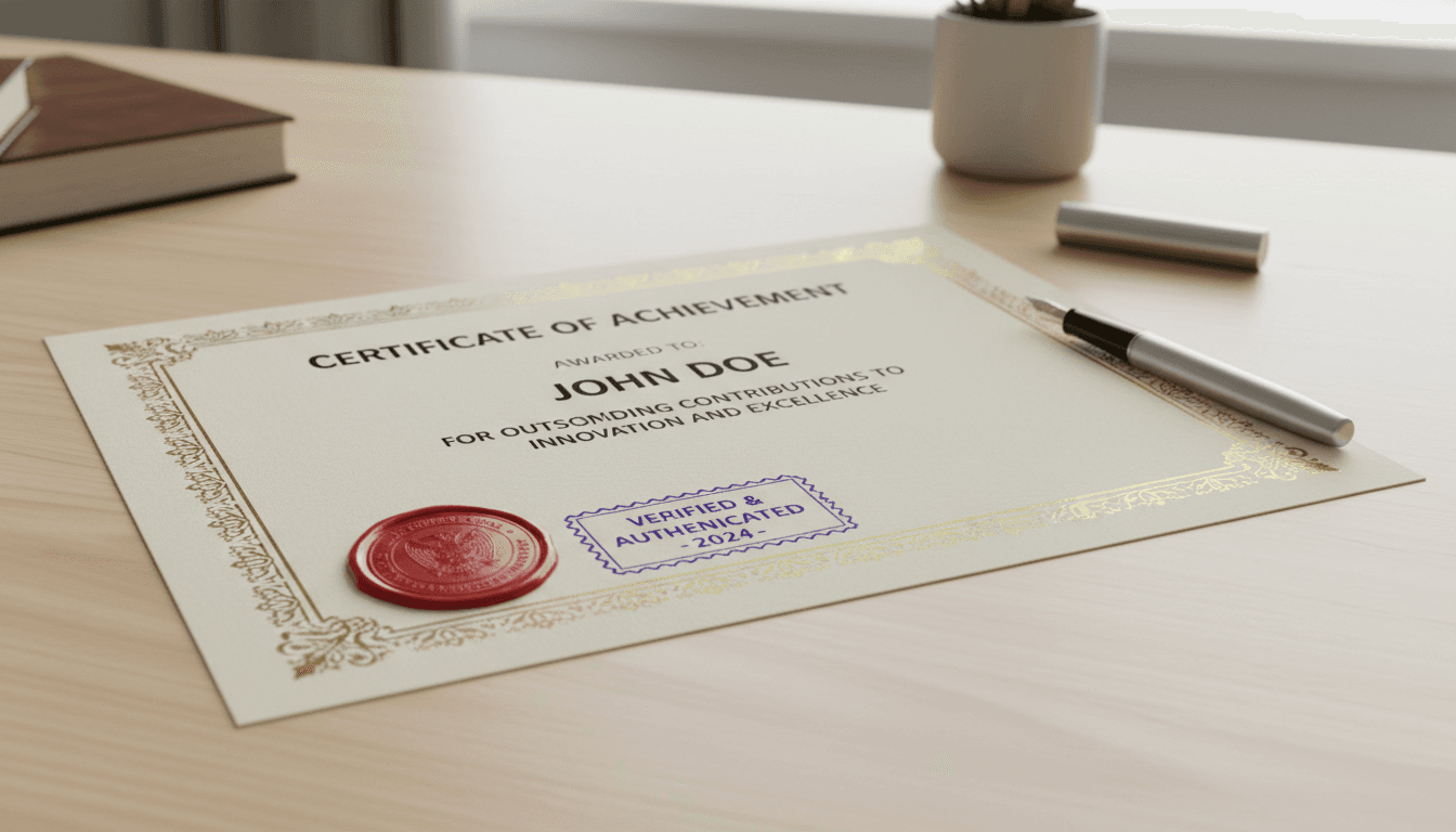 Apostille certificate added